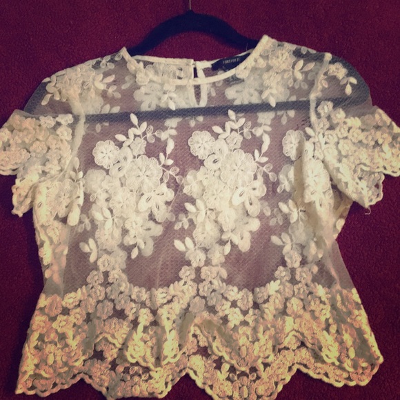 Forever 21 Tops - Sheer top